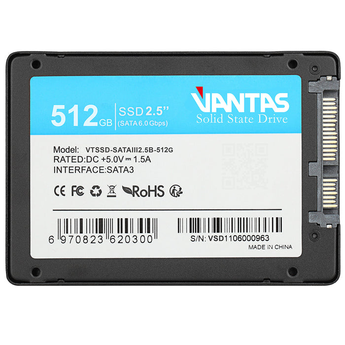VANTAS 2.5'' SATA SSD - OEM SATA III 6Gb/s 2.5" and 1.8" Solid State Drive