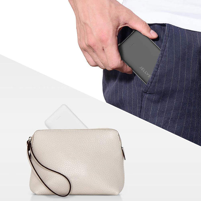 C0510 - Solid 5000mAh Powerbank with Dual Output Cables Built-in